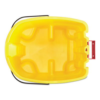 WaveBrake 2.0 Bucket, 35 qt, Plastic, Yellow