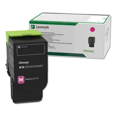 78c10m0 Return Program Toner, 1,400 Page-Yield, Magenta