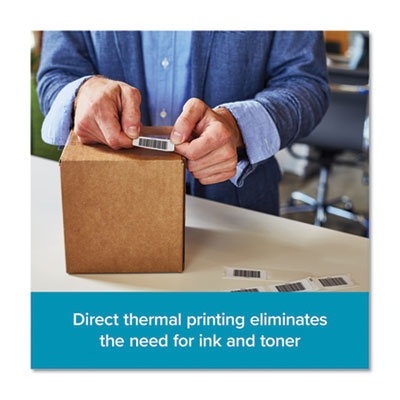 LW Multipurpose Labels, 1" x 2.13", White, 500 Labels/Roll,