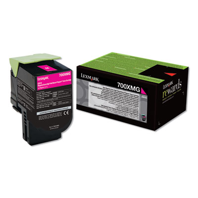 70c0xmg Return Program Extra High-Yield Toner, 4,000 Page-Yi