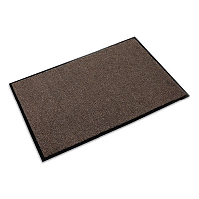 Rely-On Olefin Indoor Wiper Mat, Rectangular, Charcoal Gray 