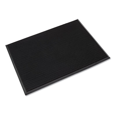 Mat-A-Dor Entrance Scraper Mat, Black Fingertip Textured Rub