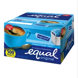 Zero Calorie Sweetener, 0.04 oz Packet, 500/Box