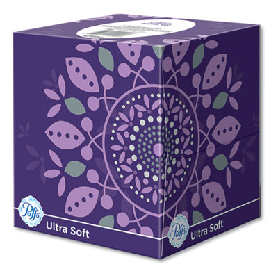 Ultra Soft Facial Tissue, 2-Ply, White, 56 Sheets/box, 4 Box
