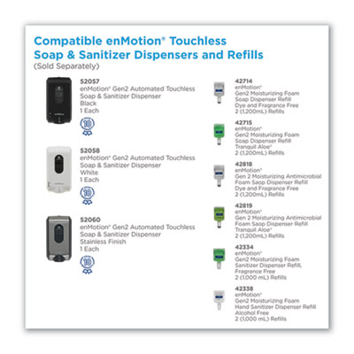 GP enMotion High-Frequency-Use Foam Sanitizer Dispenser Refi
