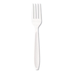 Impress Heavyweight Full-Length Polystyrene Cutlery, Fork, P