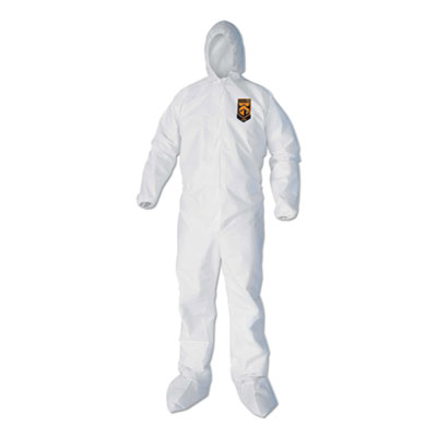 A40 Elastic-Cuff, Ankle, Hood and Boot Coveralls, 2X-Large,