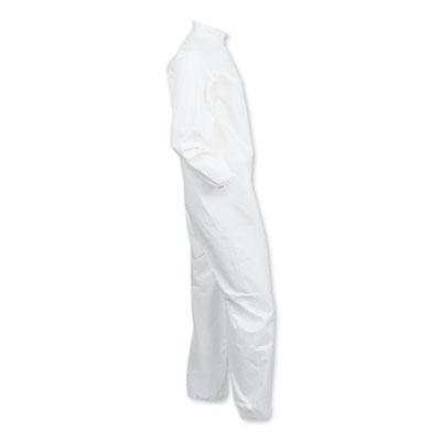A40 Elastic-Cuff and Ankles Coveralls, White, 2X-Large, 25/C