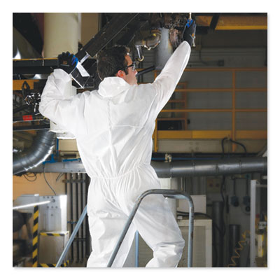 A20 Elastic Back, Cuff And Ankle Hooded Coveralls, Zip, X-La