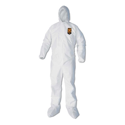 A40 Elastic-Cuff, Ankle, Hood and Boot Coveralls, 4X-Large,