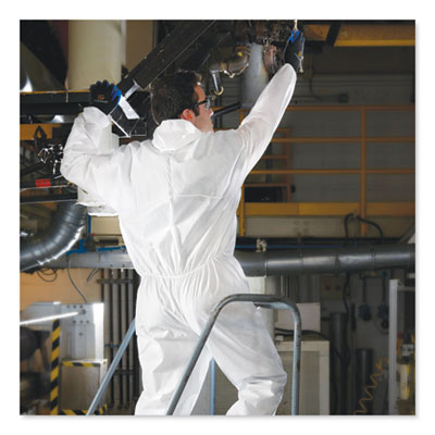 A20 Elastic Back, Cuff And Ankles Hooded Coveralls, 4x-Large