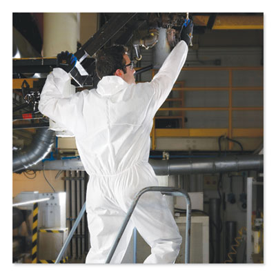 A20 Breathable Particle Protection Coveralls, Zip Front, Hoo