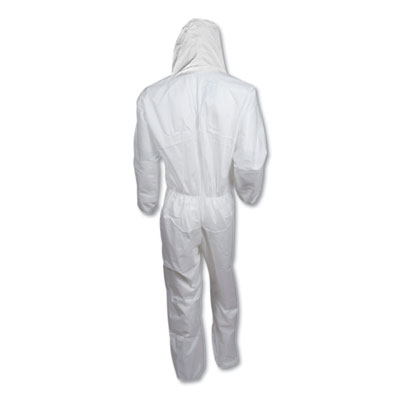 A20 Elastic Back, Cuff And Ankle Hooded Coveralls, Zip, X-La
