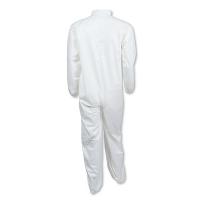 A40 Elastic-Cuff and Ankles Coveralls, White, 2X-Large, 25/C