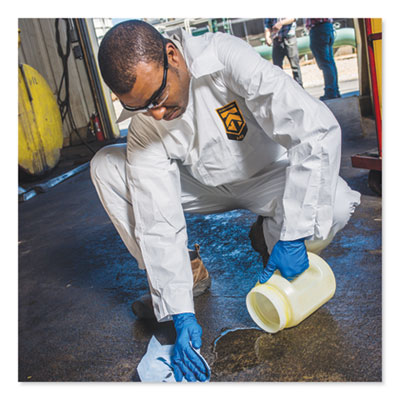 A40 Coveralls, Open Wrists and Ankles, X-Large, White