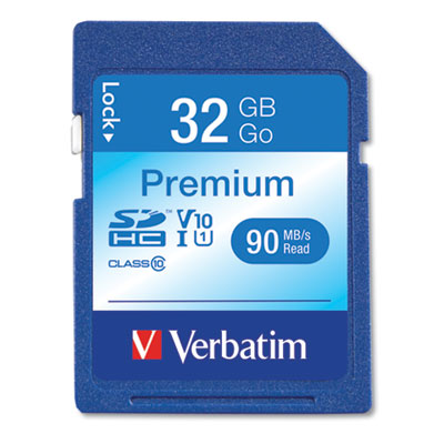 32gb Premium Sdhc Memory Card, Uhs-I V10 U1 Class 10, Up To 