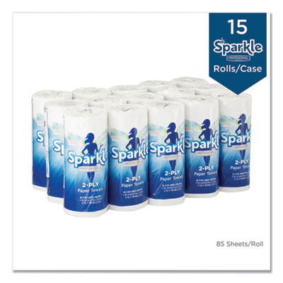 Sparkle ps Premium Perforated Paper Kitchen Towel Roll, 2-Pl