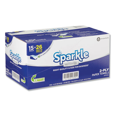 Sparkle ps Premium Perforated Paper Kitchen Towel Roll, 2-Pl