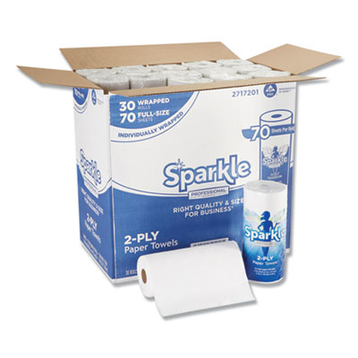 Sparkle ps Premium Perforated Paper Kitchen Towel Roll, 2-Pl