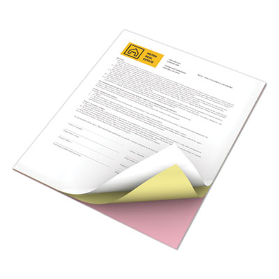 Revolution Carbonless 3-Part Paper, 8.5 x 11, White/Canary/P