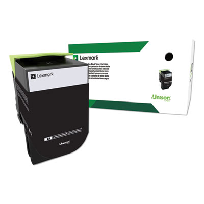 80c1hk0 Return Program High-Yield Toner, 4,000 Page-Yield, B