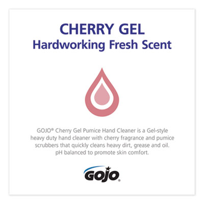 Cherry Gel Pumice Hand Cleaner Refill, Cherry Scent, 2,000 m