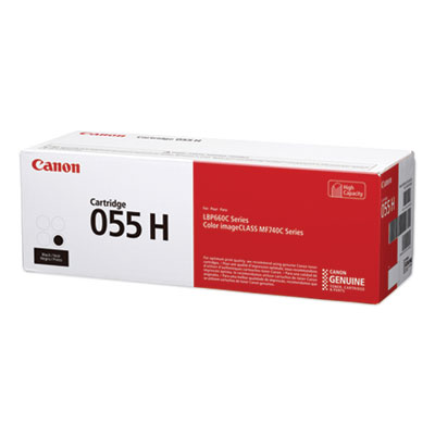 3020c001 (055h) High-Yield Toner, 7,600 Page-Yield, Black