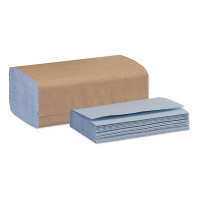 Windshield Towel, 2-Ply, 9.13 x 10.25, Blue, 140/Pack, 16 Pa