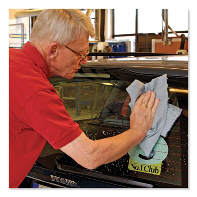 Windshield Towel, 2-Ply, 9.13 x 10.25, Blue, 140/Pack, 16 Pa