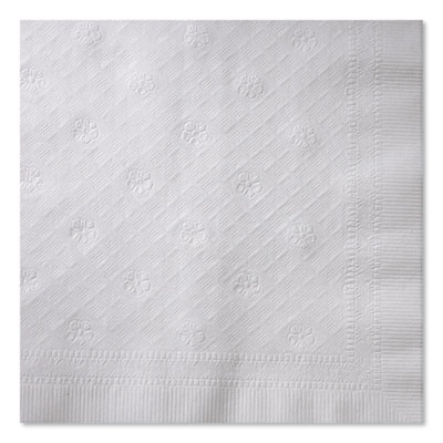 Universal Dinner Napkins, 1-Ply, 17 x 17, 1/4 Fold, White, 4