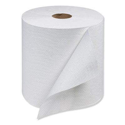 Universal Hand Towel Roll, 1-Ply, 7.88" x 800 ft, White, 6 R