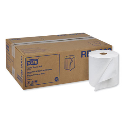 Universal Hand Towel Roll, 1-Ply, 7.88" x 800 ft, White, 6 R
