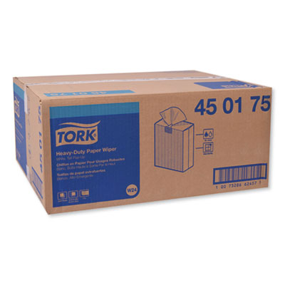 Heavy-Duty Paper Wiper, 1-Ply, 9.25 x 16.25, Unscented, Whit