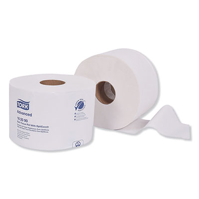 Advanced Bath Tissue Roll with OptiCore, Septic Safe, 2-Ply,