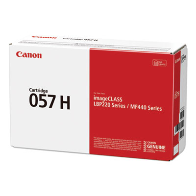 3010c001 (crg-057h) High-Yield Toner, 10,000 Page-Yield, Bla