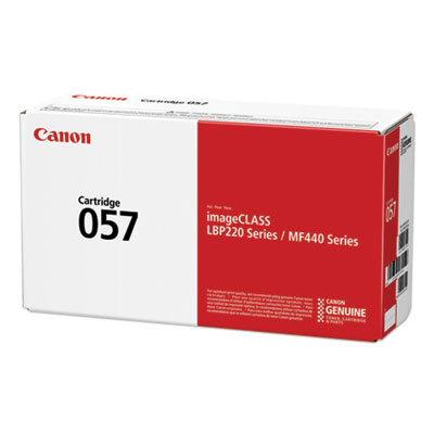3009c001 (crg-057) Toner, 3,100 Page-Yield, Black