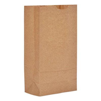 Grocery Paper Bags, 10# Size, 35# Basis Weight, 7" x 4.38" x