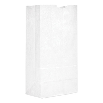Grocery Paper Bags, 20# Size, 40# Basis Weight, 8.25" x 5.25