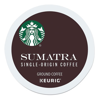 Sumatra Coffee K-Cups, Sumatra, 0.4 oz K-Cup, 96/Box