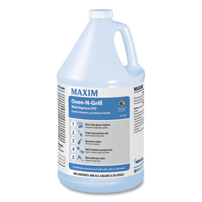 Oven-N-Grill Alkali Degreaser RTU, 1 gal Bottle, 4/Carton