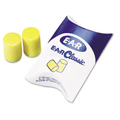 E-A-RClassic Earplugs in Pillow Paks, 29 dB NRR, One Size Fi