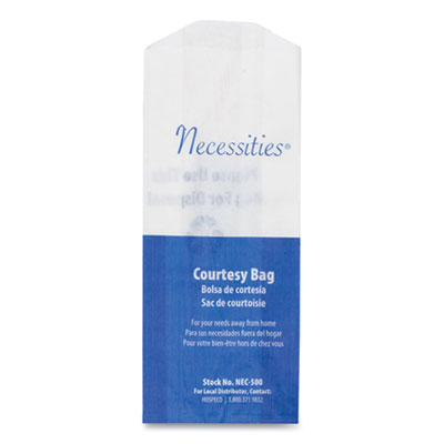 Feminine Hygiene Convenience Disposal Bag, 3" x 1.5" x 7.75"