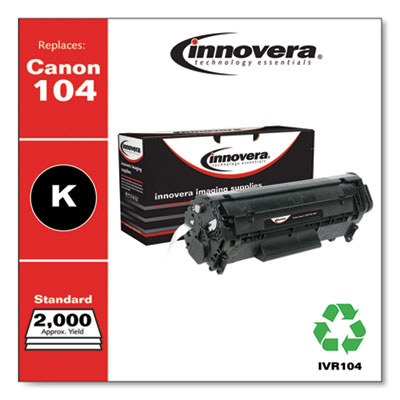 Remanufactured Black Toner, Replacement for 104 (0263B001AA)