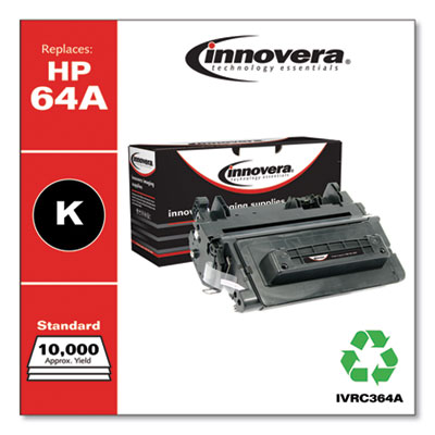 Remanufactured Black Toner, Replacement for 64A (CC364A), 10