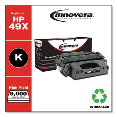 Remanufactured Black High-Yield Toner, Replacement for 49X (