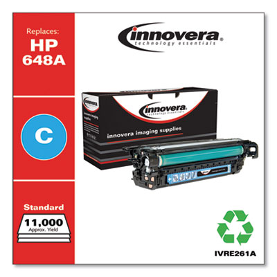 Remanufactured Cyan Toner, Replacement for 648A (CE261A), 11