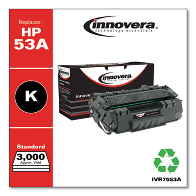 Remanufactured Black Toner, Replacement for 53A (Q7553A), 3,