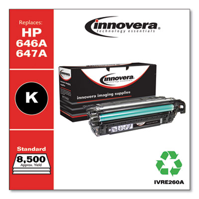 Remanufactured Black Toner, Replacement for 647A (CE260A), 8