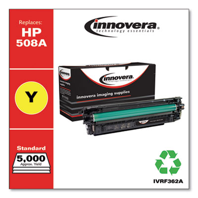 Remanufactured Yellow Toner, Replacement for 508A (CF362A),
