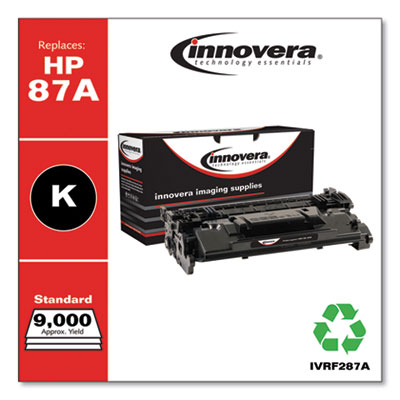 Remanufactured Black Toner, Replacement for 87A (CF287A), 9,